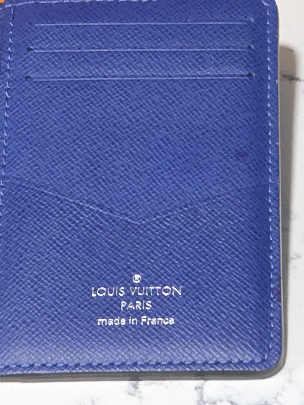 Louis Vuitton Cobal Taigarama Monogram Card Holder-GIFTABLE